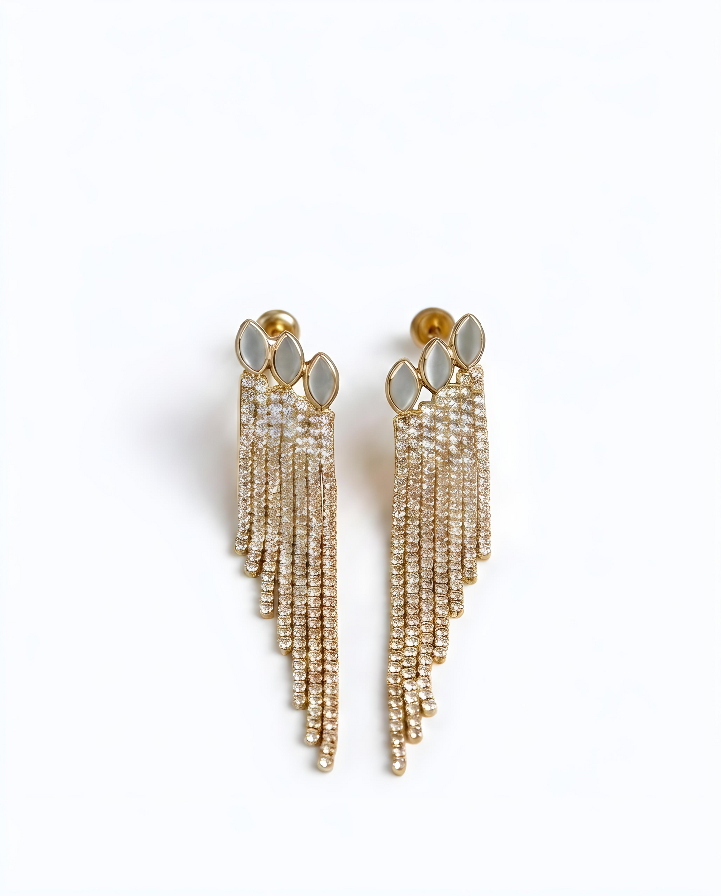 High-Polish Gold Textured Hoop Earrings