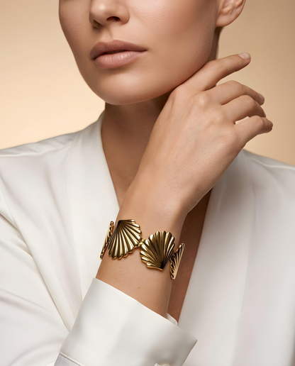 Scallop Shell Cuff
