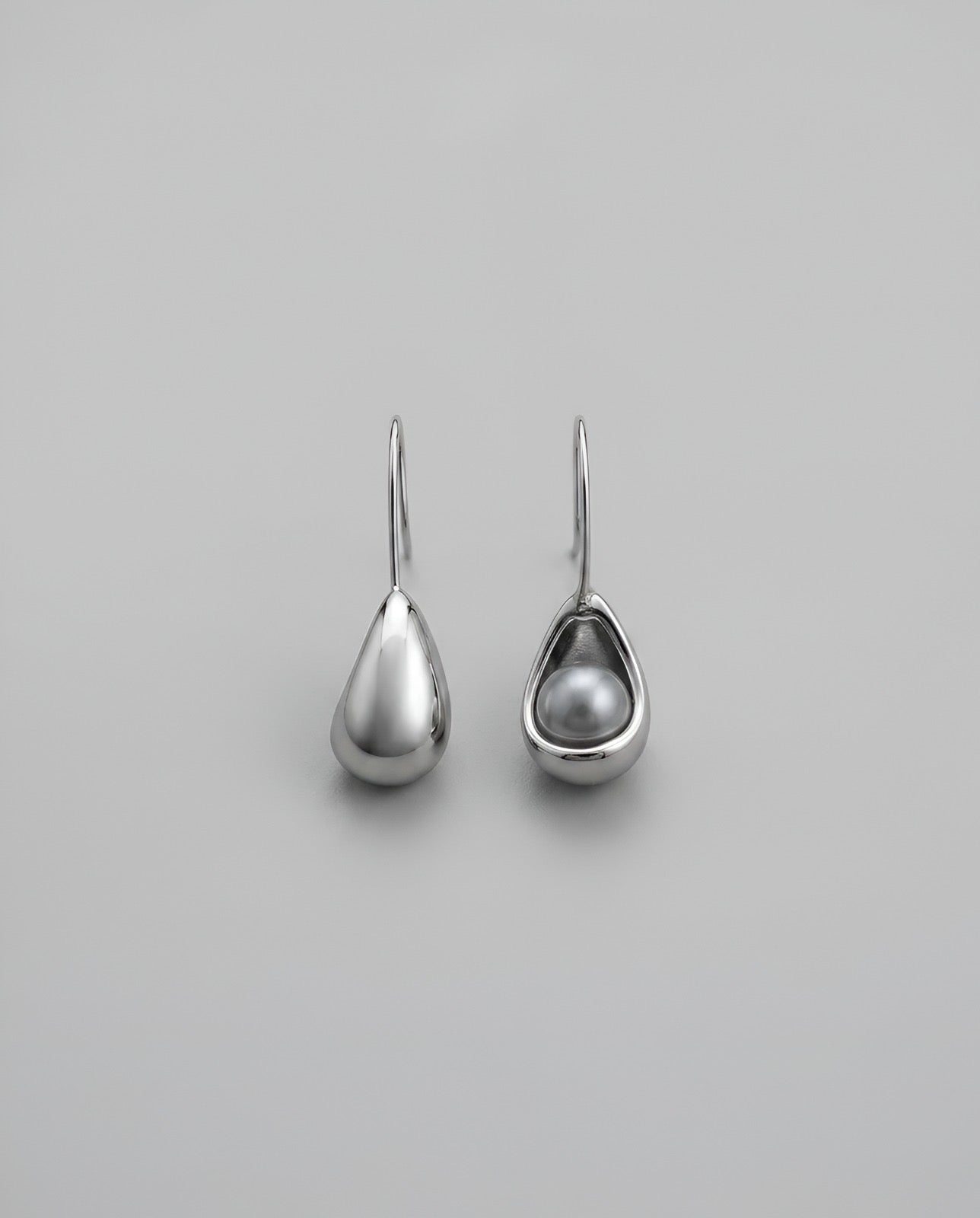Geometric Arc Drop Earrings